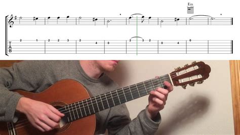 Hoist the Colours - Guitar tutorial - Classical Fingerstyle - YouTube