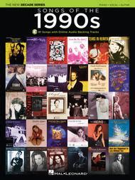 Songs Of The 1990s By Various - Softcover Audio Online Sheet Music For Piano/Vocal/Guitar - Buy ...