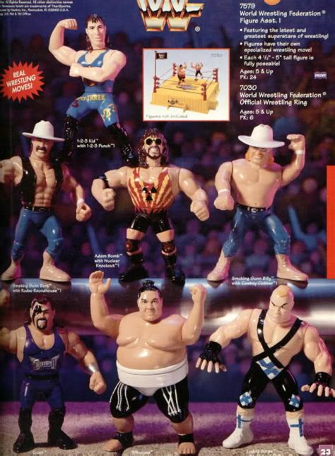 Toy Crazy: 1990s WWF Hasbro Action Figures | America's White Boy