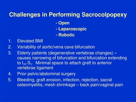 PPT - Robotic Sacrocolpopexy PowerPoint Presentation, free download - ID:3337428