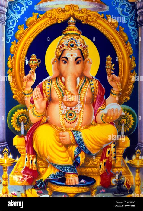 Lord Ganesh Elephant God Stock Photo - Alamy