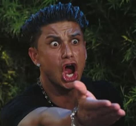 Pauly d yelling Blank Template - Imgflip