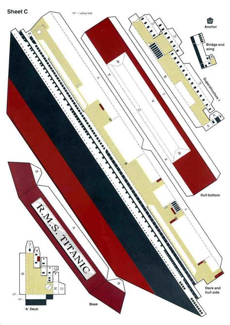 Titanic Paper Model Free Download