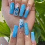 21 Pretty Butterfly Nails For Summer - The Glossychic