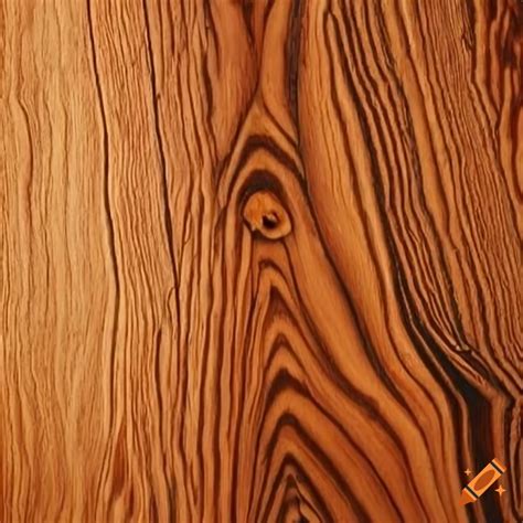 Close-up of wood grain on Craiyon