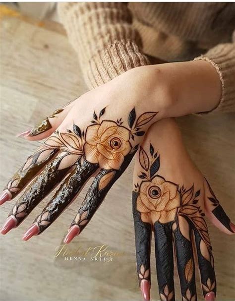 Beautiful flower fingers mehndi designs ideas 😍😍 | Floral henna designs, Mehndi art designs ...