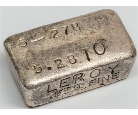 C & S Incorporated Silver Ingot 1