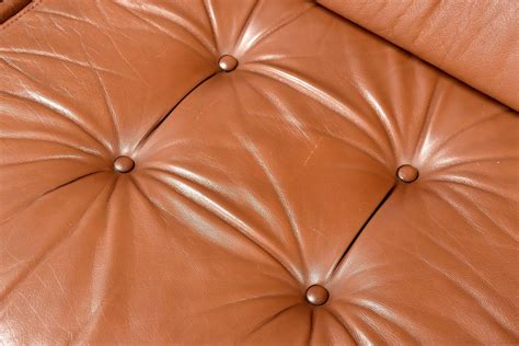 Ekornes Tufted Leather and Teak Sofa at 1stDibs | ekornes leather sofa, ekornes sofa vintage ...