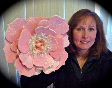 Foamcore layered flower...great for centerpieces or signs. | Spa party decorations, Faux flowers ...