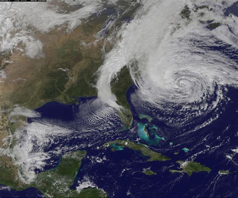 NASA GOES-13 Satellite Image Of Hurricane Sandy | Hurricane Sandy ...