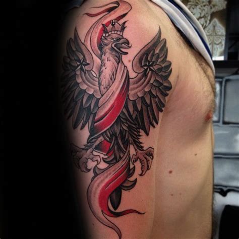 60 Polish Eagle Tattoo Designs For Men - Coat Of Arms Ink | Polish ...