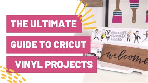 The Ultimate Guide To Cricut Vinyl Projects For Beginners - YouTube