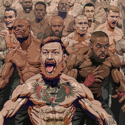 ArtStation - Fighters, Seung Eun Kim | Ufc fighters, Boxing posters ...