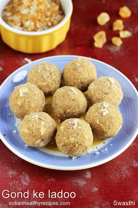 Gond ke laddu recipe | Gond laddu recipe | Edible gum ladoos - Denny Wheint