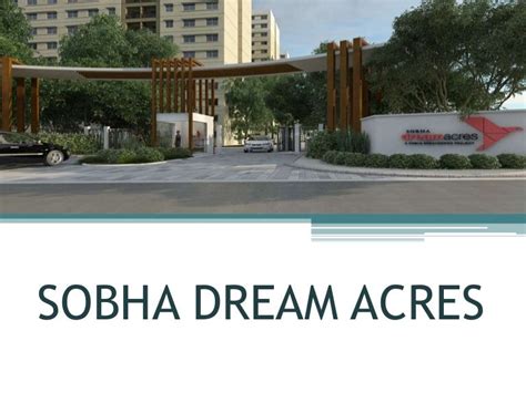 Sobha dream acres