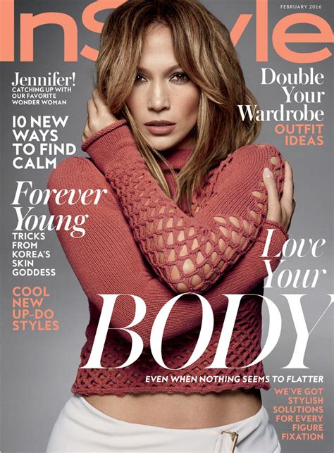 Jennifer Lopez - InStyle Magazine February 2016 Cover • CelebMafia