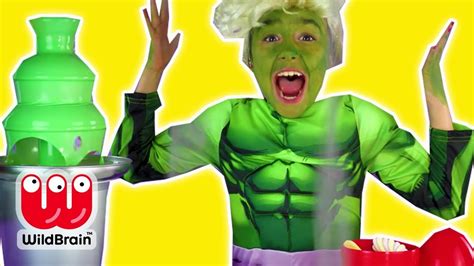 Elsa Turns Into Hulk - Chocolate Fountain Prank - Princesses In Real Life | WildBrain Kiddyzuzaa ...