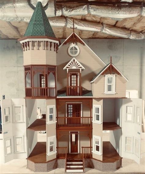 1:12 Scale Wooden Dollhouse KIT Romantic Victorian Mansion - Etsy | Wooden dollhouse kits ...