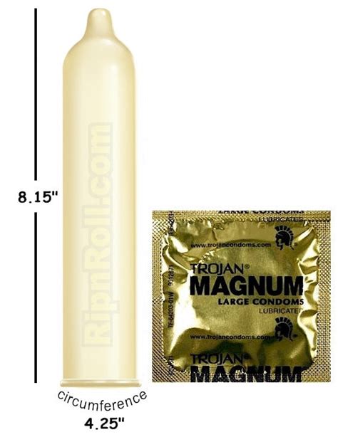 Trojan Magnum condoms - RipnRoll.com