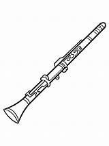 Flute coloring pages sketch template