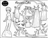 Three Sets Of Marisole Paper Dolls In Black And White • Thin Personas sketch template