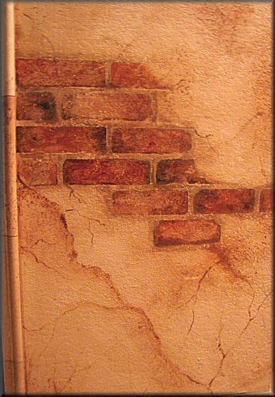 faux finish brick | Faux Finishes . . . | Quite Crafty in 2019 | Faux brick walls, Faux walls ...