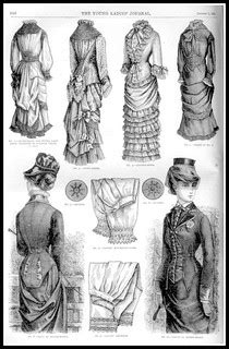 1881 Vintage Fashion Plates - The Young Ladies Journal No.… | Flickr