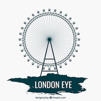 Free Vector | London eye