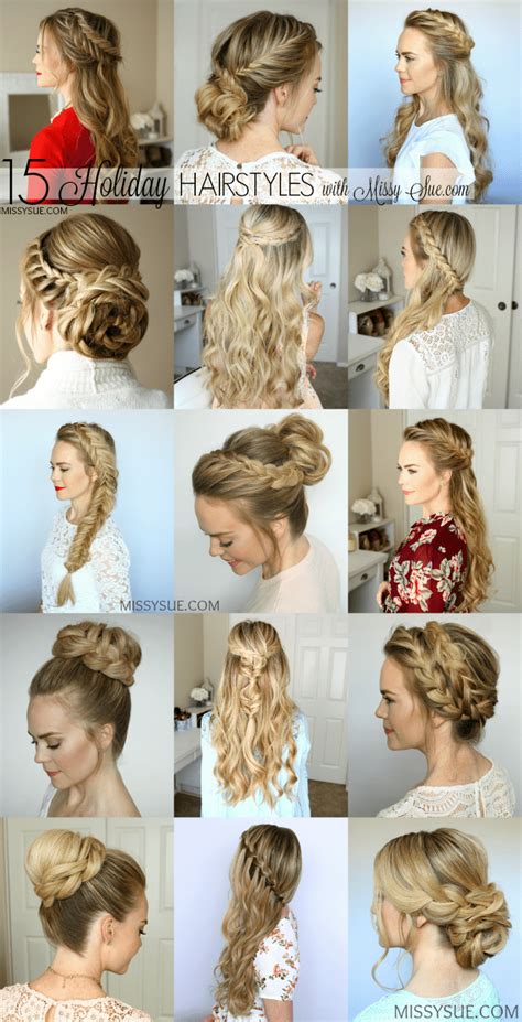 15 Holiday Hairstyles | MISSY SUE