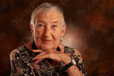 Portrait of happy old woman - stock photo 101838 | Crushpixel