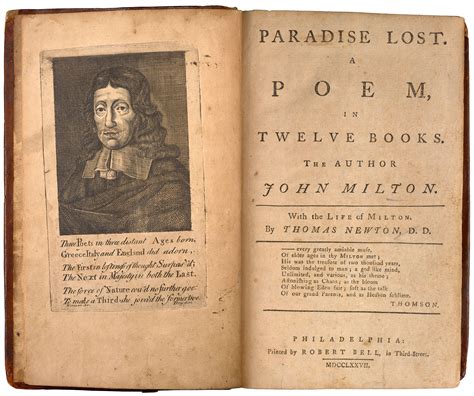 1777 Edition | John Milton's Paradise Lost | The Morgan Library & Museum