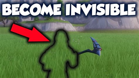 *NEW 2019* How To Become Fully INVISIBLE In Fortnite... - YouTube