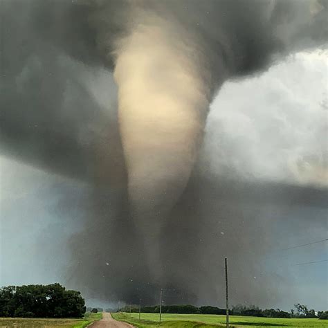 Large Tornado Touches Down in Southwestern Manitoba