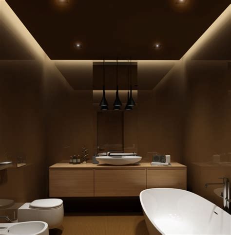 Bathroom with false ceiling | Bathroom design luxury, Bathroom ceiling ...