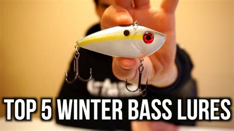 TOP 5 WINTER BASS FISHING LURES - Bass Fishing Tips - YouTube