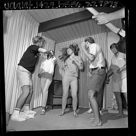 Group of teenagers dancing the Watusi in Los Angeles, 1965 | I love girls, Teenager, Music ...