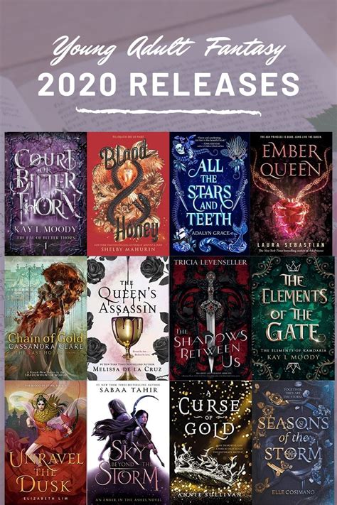 YA Fantasy Books 2020 - Complete List! - Kay L Moody | Ya fantasy books, Fantasy books, Romantic ...