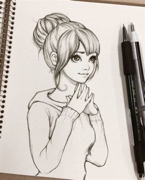 DeviantArt | Girl drawing sketches, Art drawings sketches, Art drawings ...