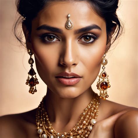 Beautiful Indian Girl Portrait Aishwarya Rai ... by Amit - AiImageGenerator.com