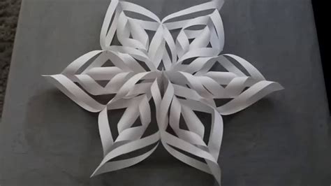 3D Paper Snowflakes DIY - YouTube