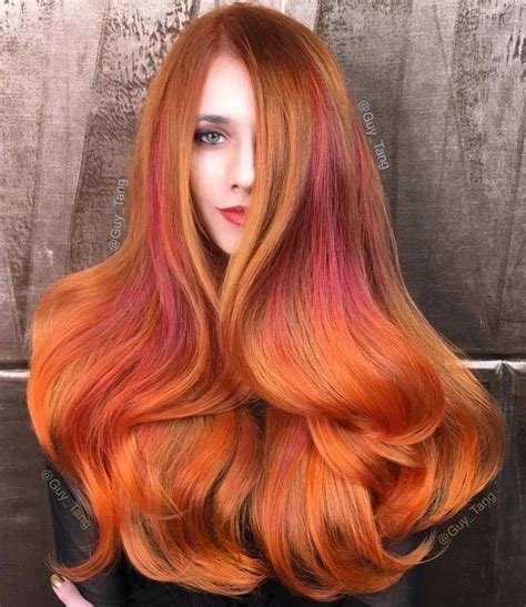 40 Fresh Trendy Ideas for Copper Hair Color Copper Orange Hair, Bright Copper Hair, Hair Color ...