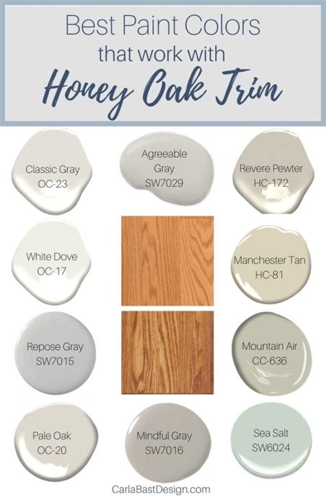 What Paint Color Looks Best With Honey Oak Cabinets - Paint Colors For Honey Oak Trim Cabinets ...