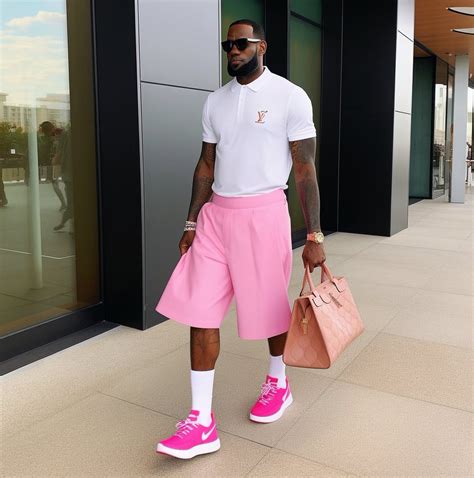 LeBron James Makes a Fashion Statement in Pink Dress at 'Barbie' Debut