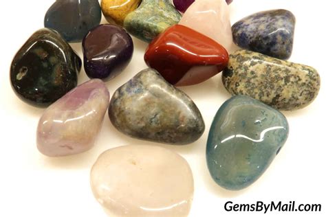 Polished Gemstones, mixed sizes and shapes