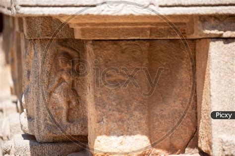 Image of Historic Stone Carvings in a Hindu Temple in Hampi-GH618409-Picxy