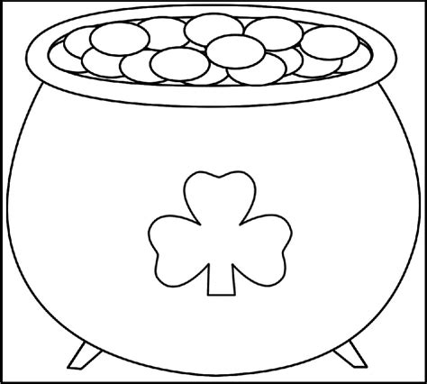 Rainbow And Pot Of Gold Coloring Pages at GetDrawings | Free download