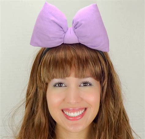 Amazon.com : Sweet in the City Light Purple Daisy Duck Bow Headband Minnie Mouse Inspired ...