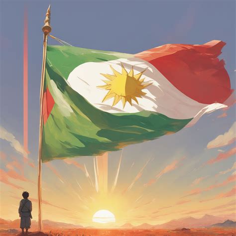Kurdistan flag sun logo hip by Mustafa Dalzar - Playground