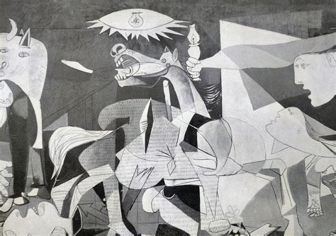 Guernica By Pablo Picasso Large Size Leather Print | Etsy