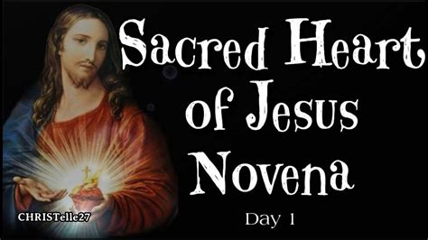 SACRED HEART OF JESUS NOVENA : Day 1 (Complete) - YouTube in 2021 ...